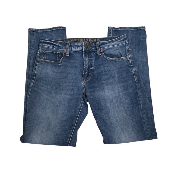 American Eagle Men's 360 Extreme Flex Slim Straight Jean Size 30X32 - Picture 4 of 11